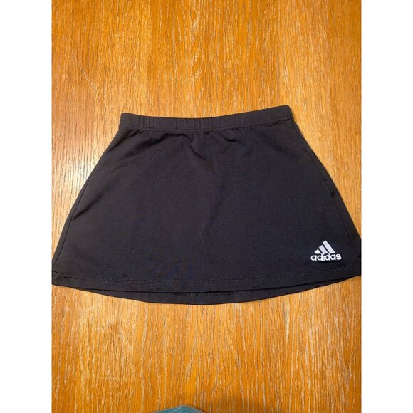 Adidas Womens Tennis Skirt Black Athletic Performance Wear Size S - Picture 1 of 3